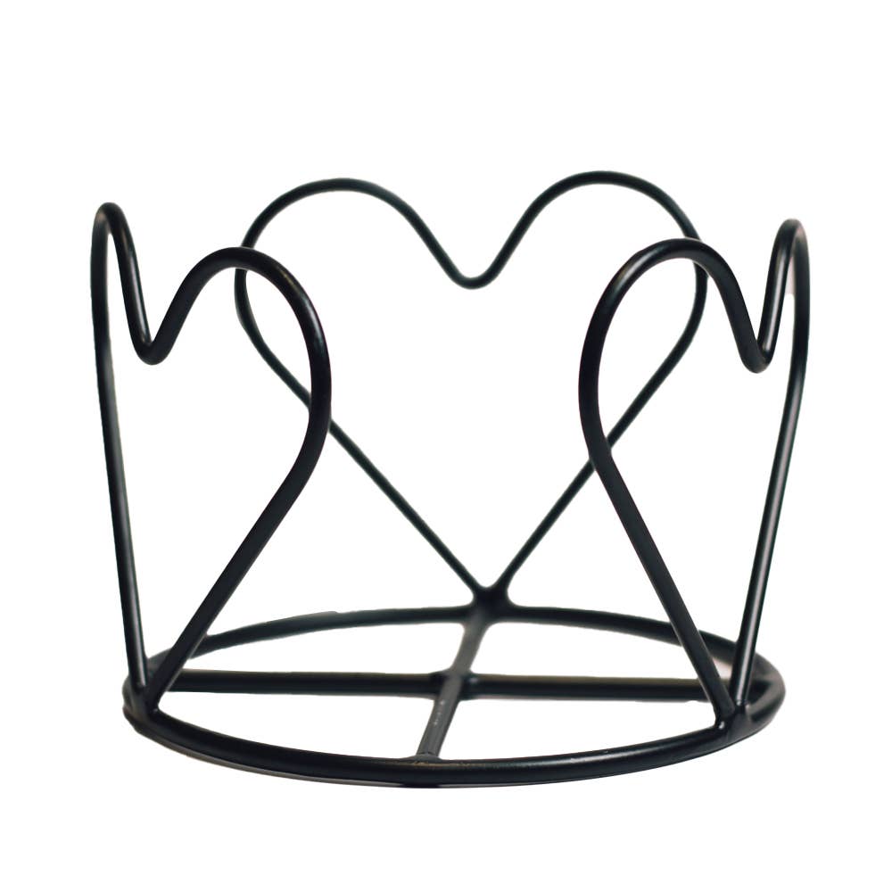 A Cheerful Giver - Heart Candle Holder Jar (Black)