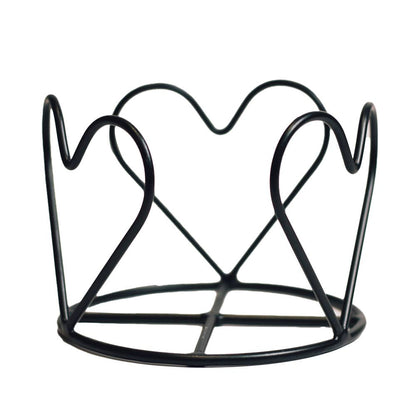 A Cheerful Giver - Heart Candle Holder Jar (Black)