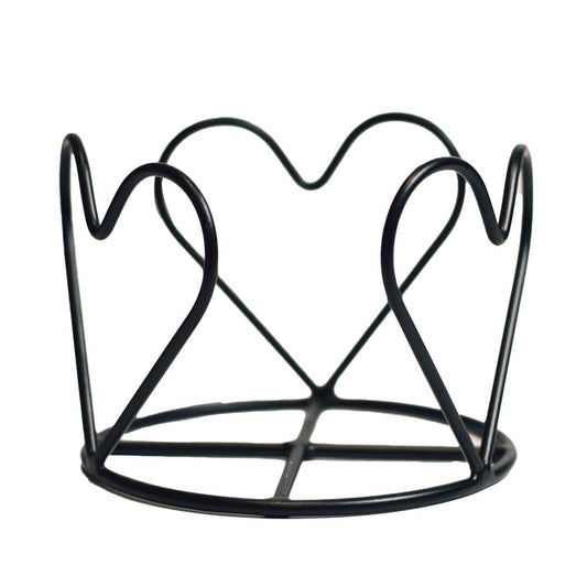 A Cheerful Giver - Heart Candle Holder Jar (Black)