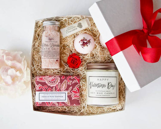 The Little Flower Soap Co - Valentines Day Luxury Spa Gift Box