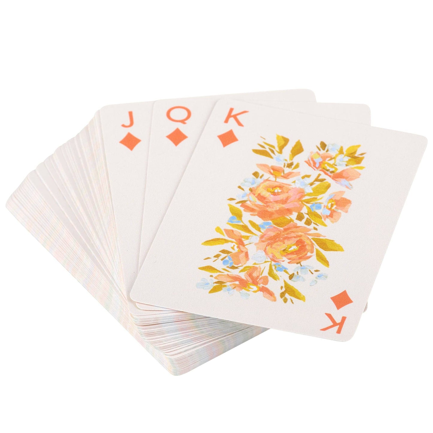 French Floral Playing Card Set