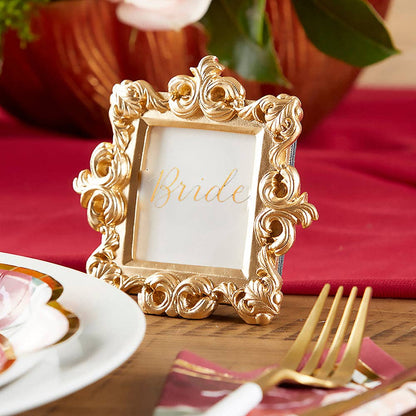 Kate Aspen - Royale Gold Baroque Place Card/Photo Holder