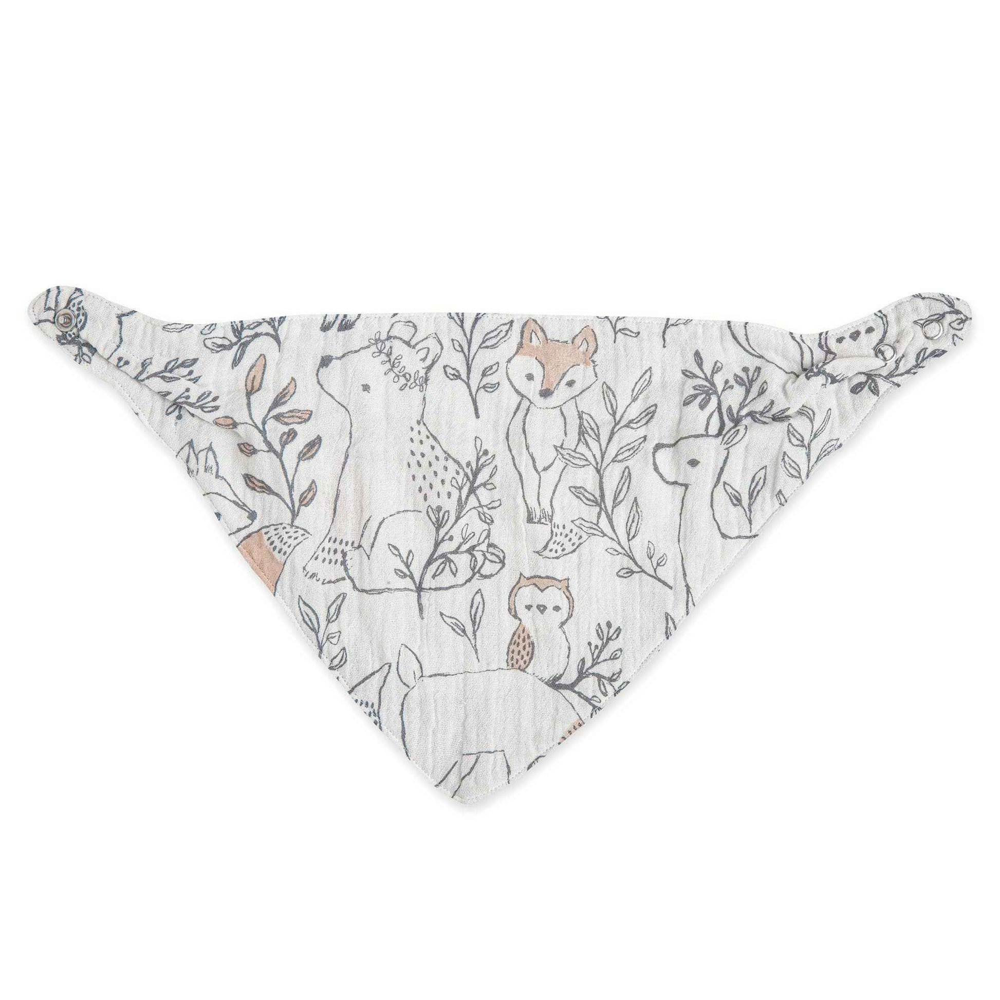 Crane Baby - Ezra 3-Pc. Muslin Bib Set