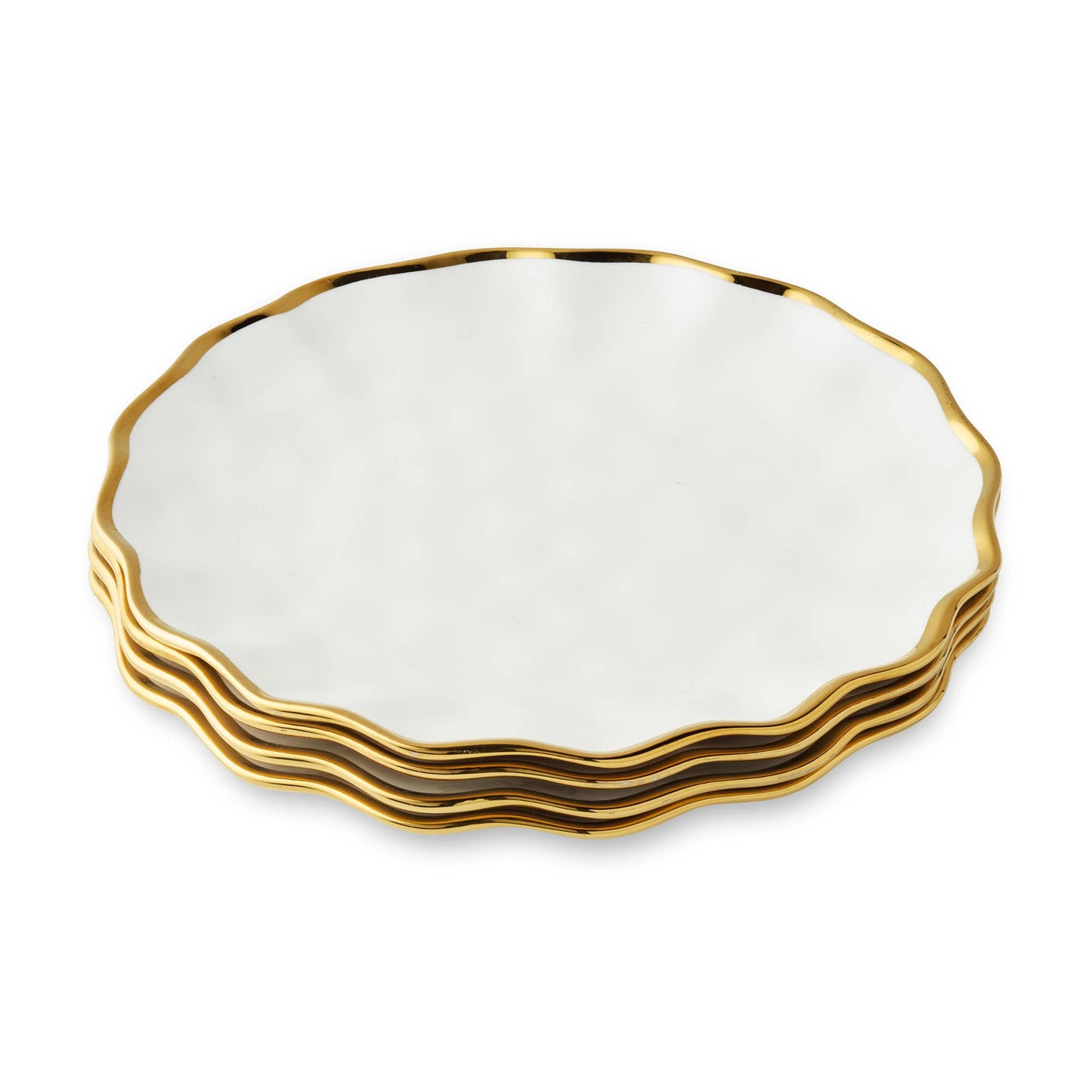Plato llano Regency Gold de 11 pulgadas