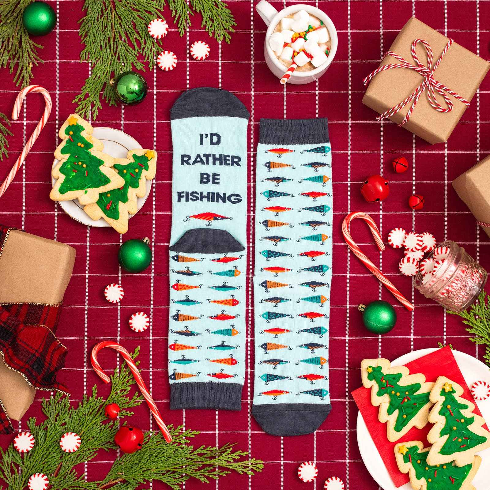 I'd Rather Be Fishing Socks