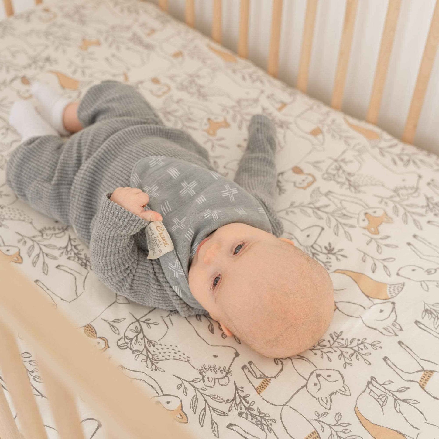 Crane Baby - Ezra 3-Pc. Muslin Bib Set