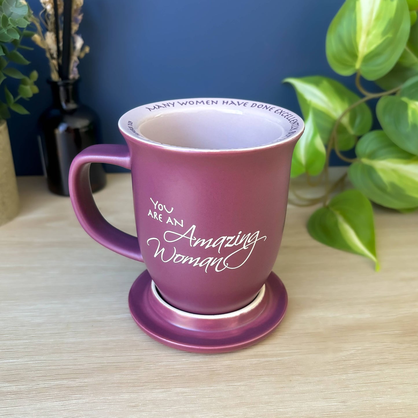 Purple Amazing Woman Coaster Mug 