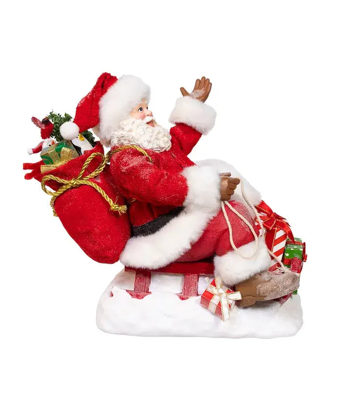 8.5" Fabriche Santa On Sled