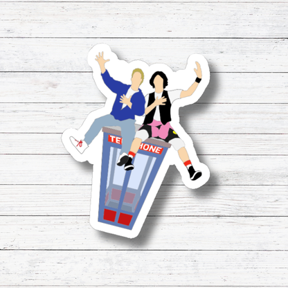 Bill and Ted-80s Movie Stickers