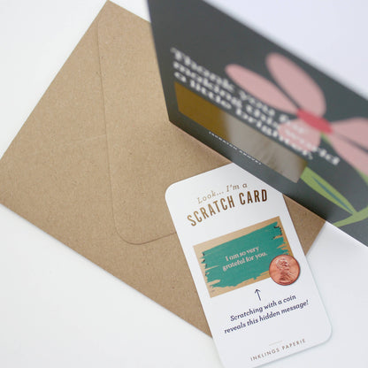 Tarjeta Rasca y Gana - Un Poco Más Brillante - Gracias