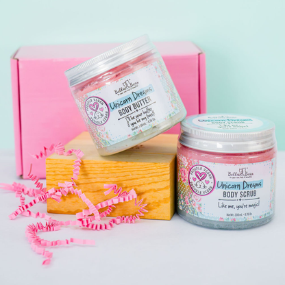 Unicorn Gift Set - 3-in-1 Body Scrub & Unicorn Body Butter