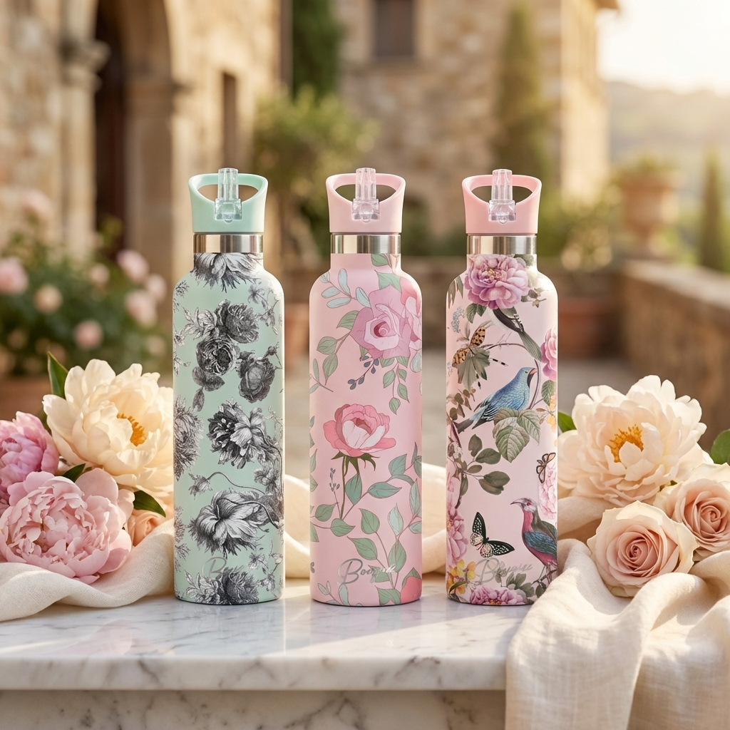 Primavera | Butterfly Bird 25 oz Insulated Water Bottle