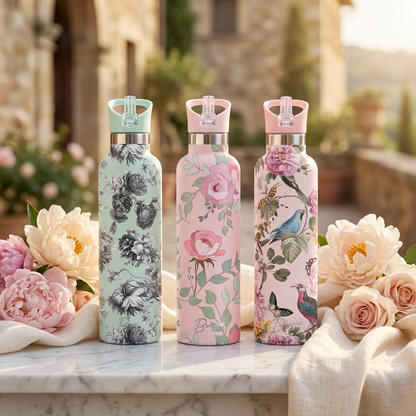 Primavera | Butterfly Bird 25 oz Insulated Water Bottle