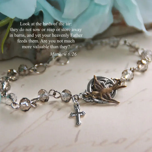Birds of the Air Scripture Bracelet