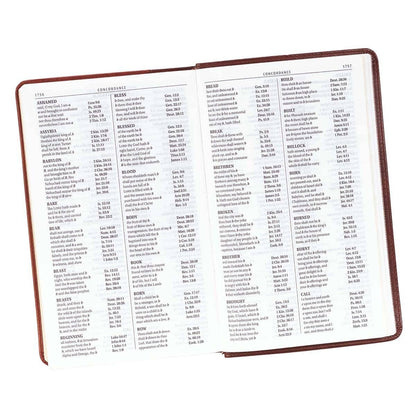 Brown Faux Leather Giant Print King James Version Bible
