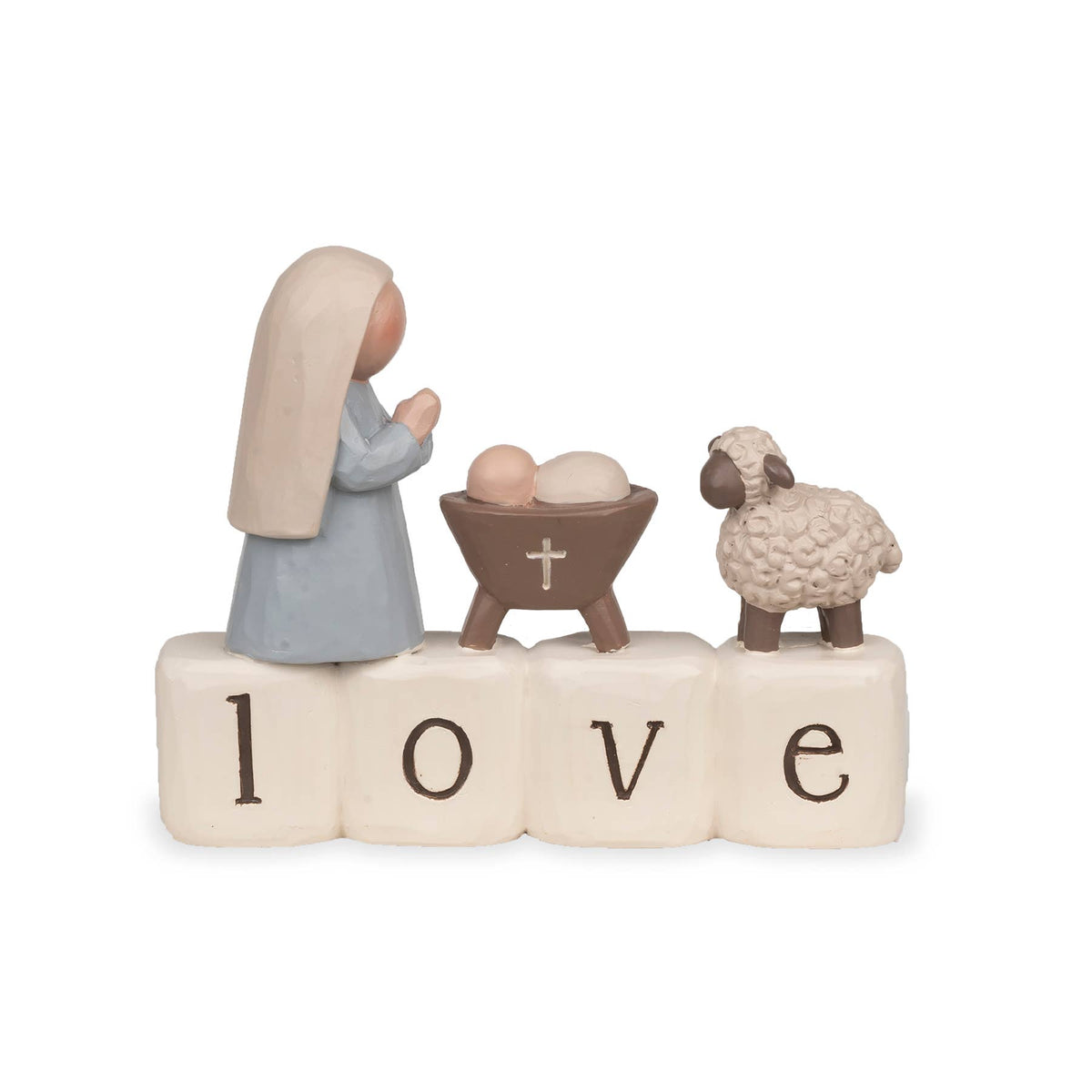 Baby Jesus & Mary Block - Love