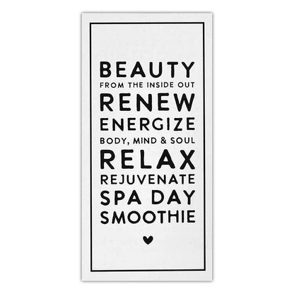 Bella Sleep + Spa - Glass Tumbler - Made With Love