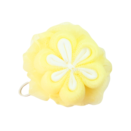 Flower Loofah | Bright Colored Flower Bath & Shower Pouf