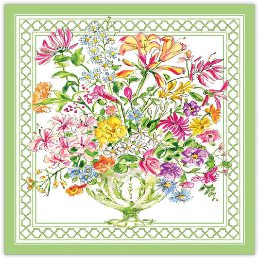 Green Botanical Vase Square Placemat