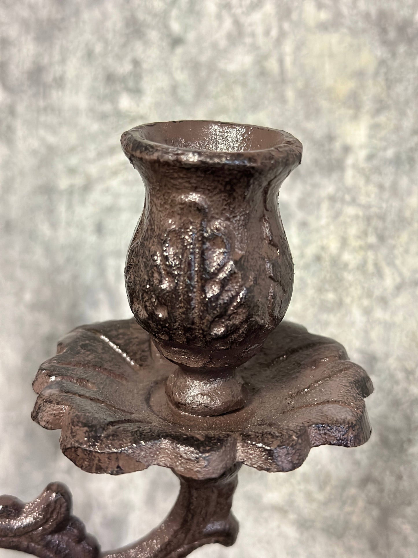 Vagabond Vintage - Heavy Duty Cast Iron Candelabra
