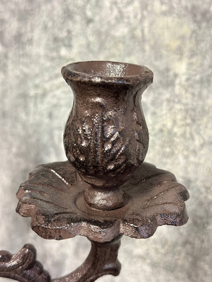 Vagabond Vintage - Heavy Duty Cast Iron Candelabra