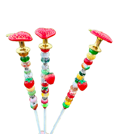 Strawberry Garden Stake: 13 inch