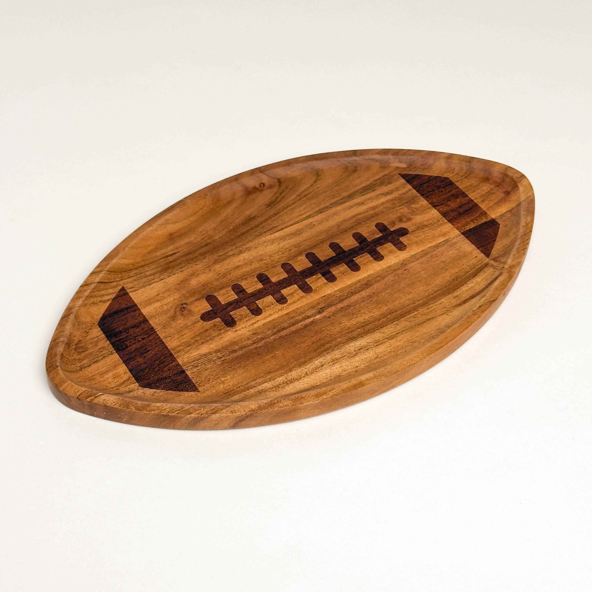 15"Wood Football Cutting Board