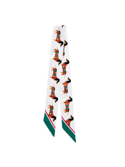 Silky Twilly Scarf, Doggies