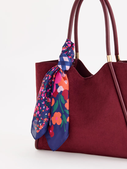 Silky Square Scarf, shown in a styled setting