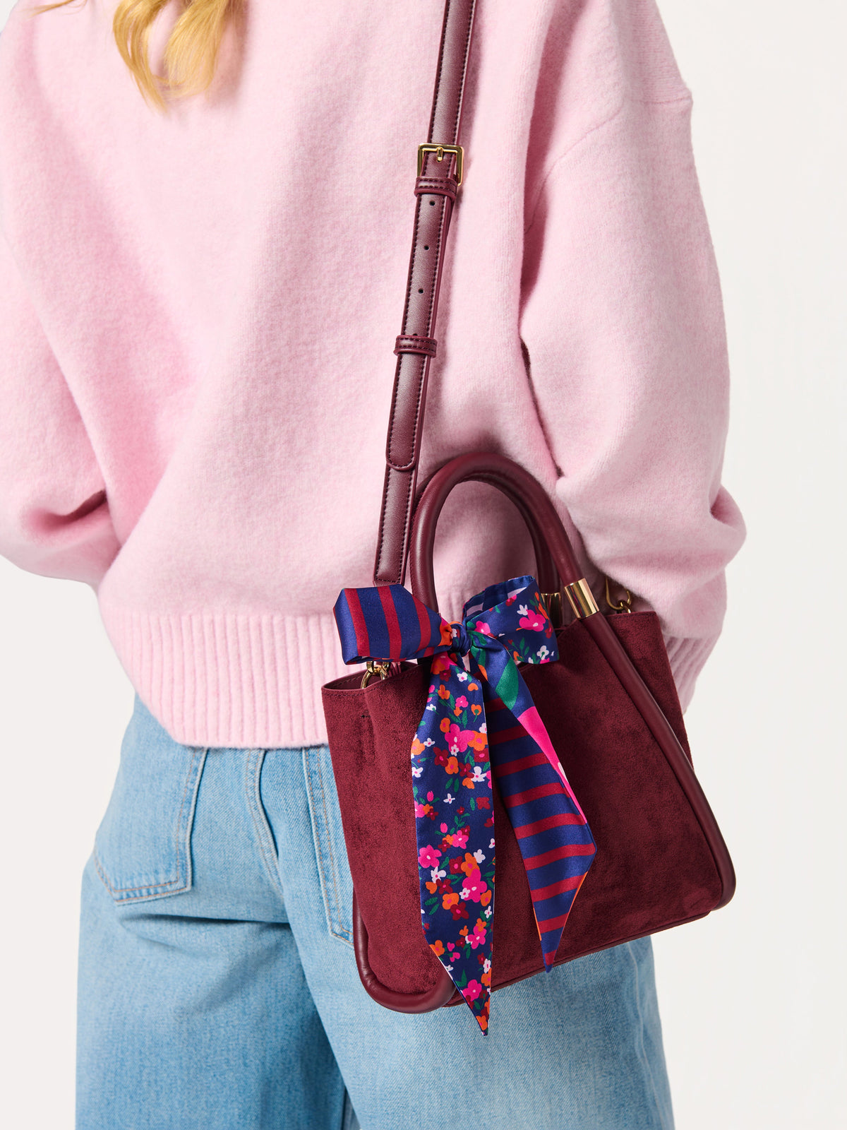 Silky Twilly Scarf, shown in a styled setting