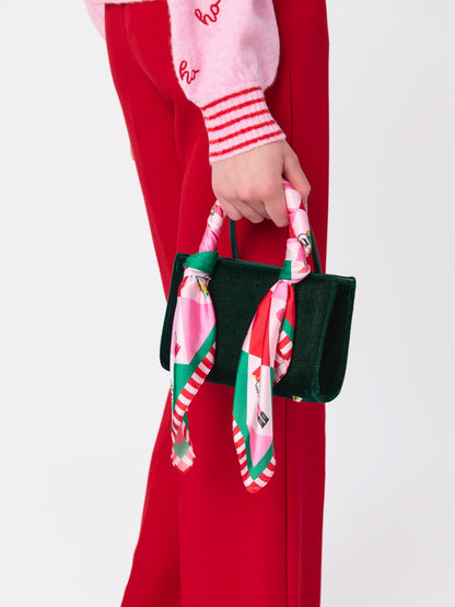 Silky Square Scarf, shown in a styled setting