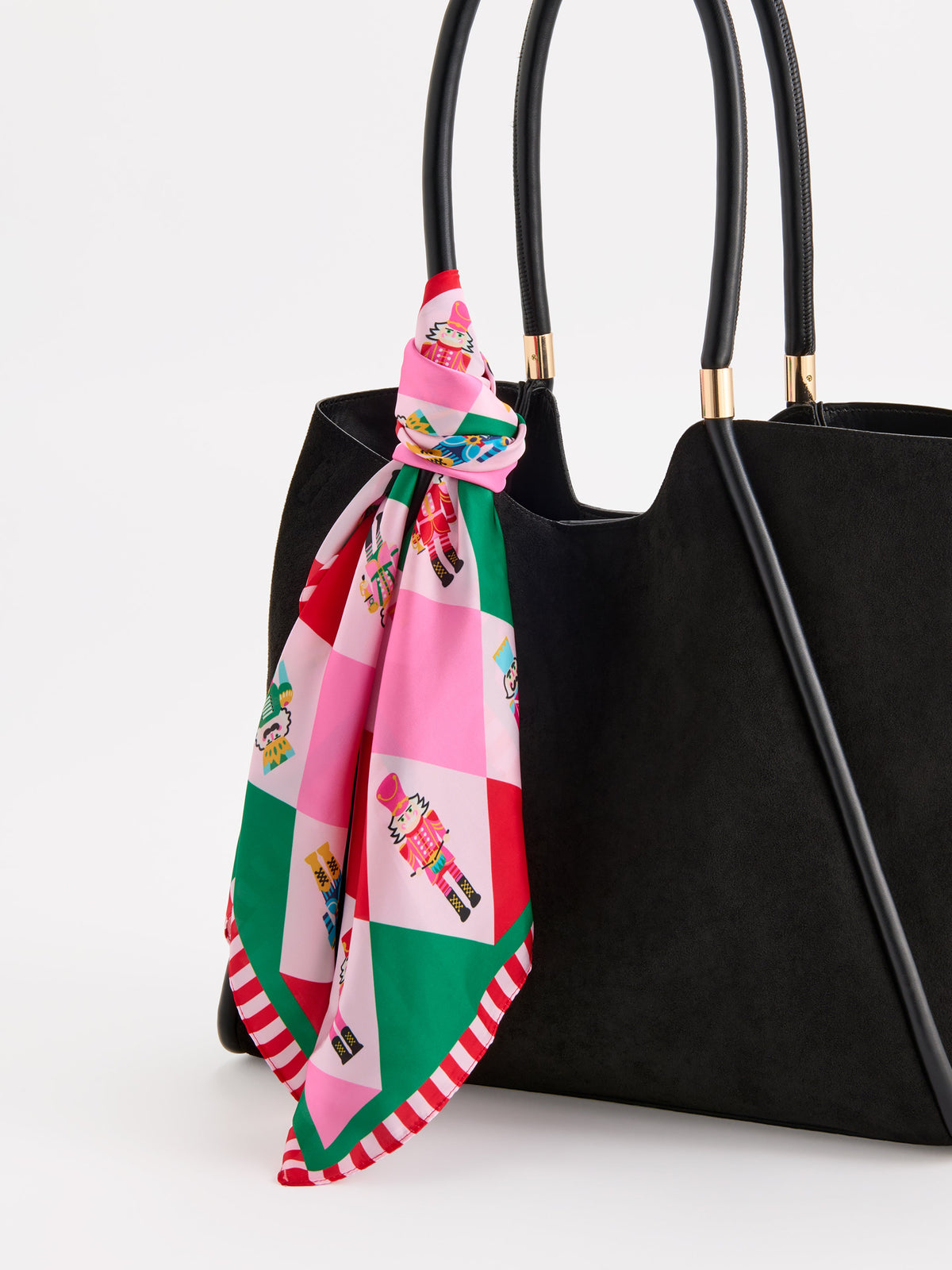 Silky Square Scarf, shown in a styled setting