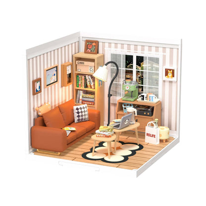 Hands Craft - DIY Miniature House Kit: Cozy Living Lounge