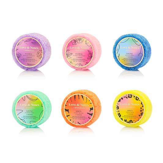Valentines Day Gifts - Love & Notes  Soap Sponges