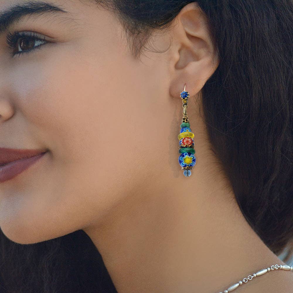 Millefiori Stack Earrings