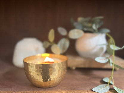 Santal & Shea Brass 14oz Candle