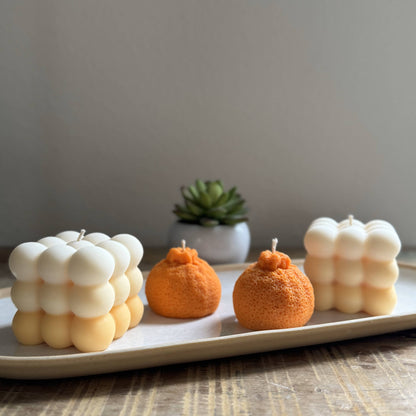 Tangerine Candle, Orange Candle-sold separately