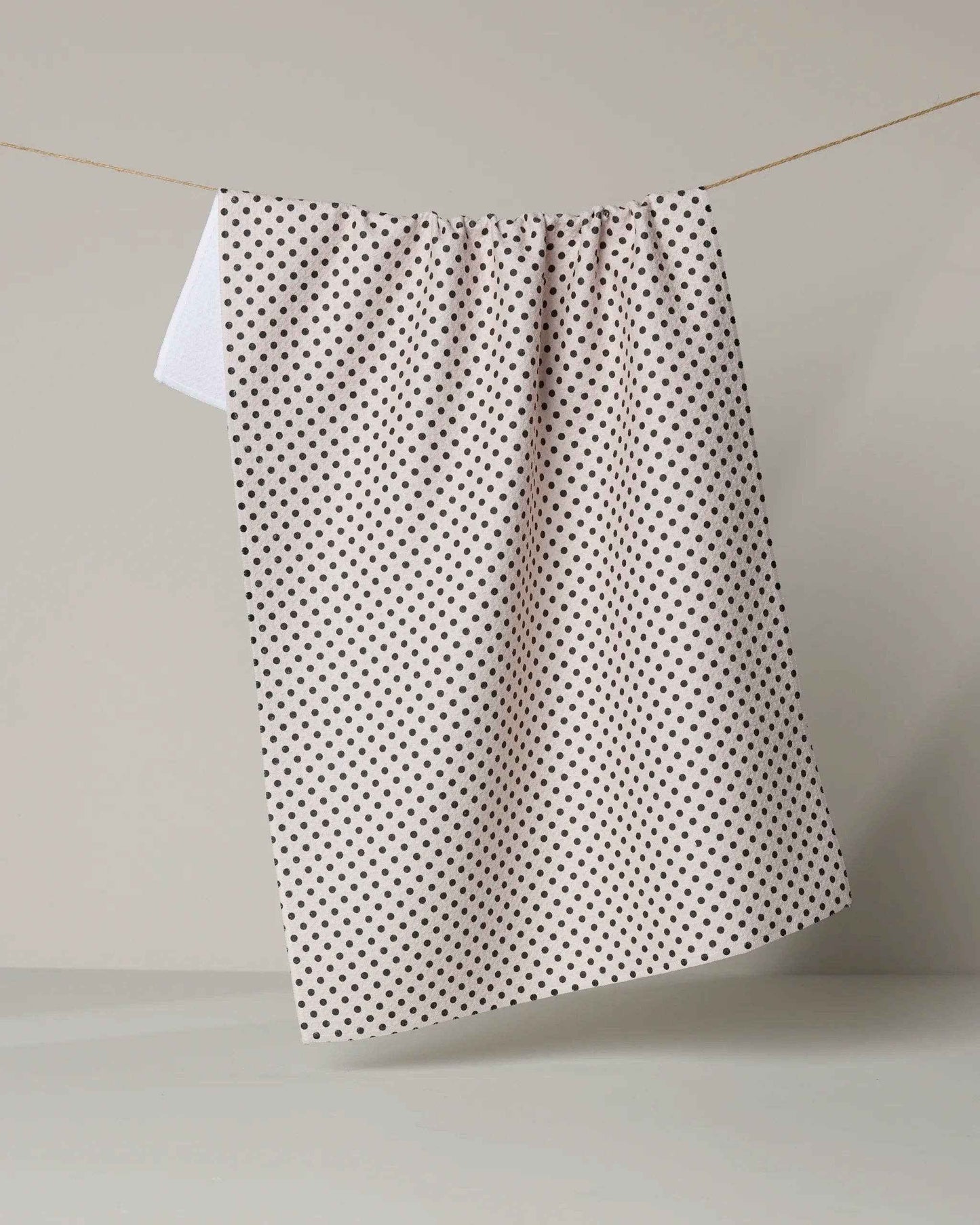 Saddle Off White Tea Towel