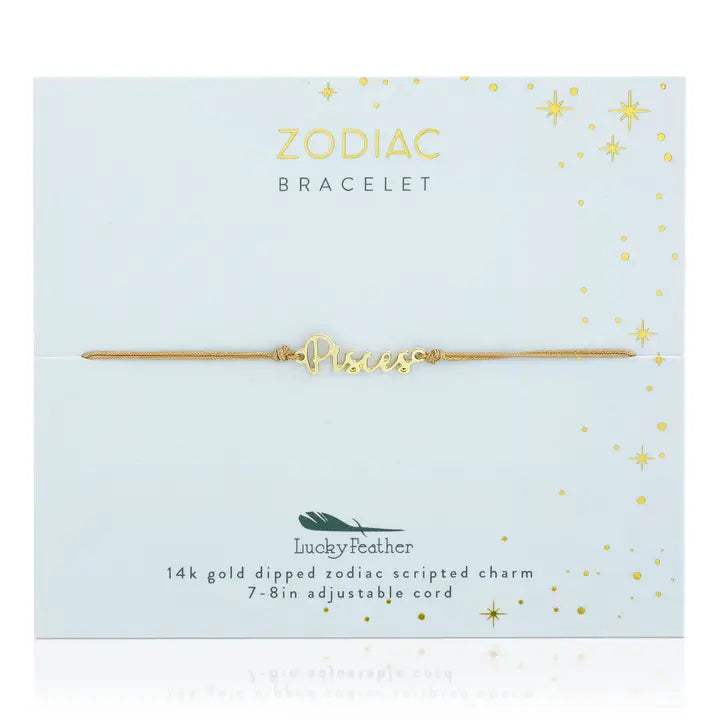 Zodiac Cord Bracelet - Pisces