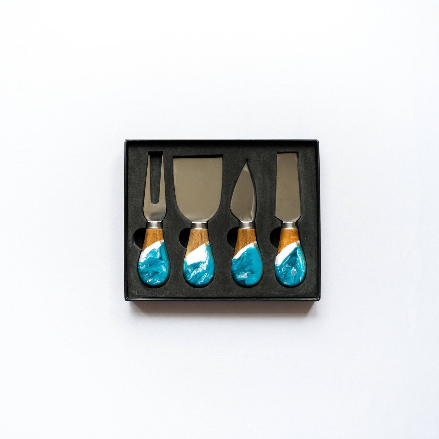 Resin Coated Cheese Knife Set of 4