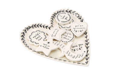 Send With Love 10 Assorted Ceramic Tokens