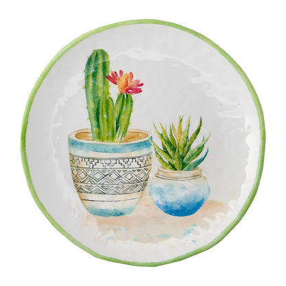 4-Piece Cactus 9" Melamine Plate