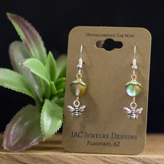 Lantern Bee Earrings