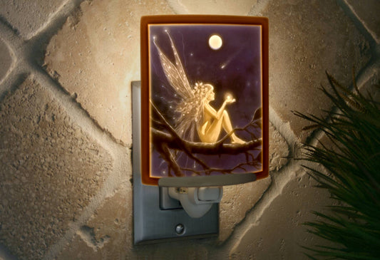 Catch a Falling Star Porcelain Colored Night Light