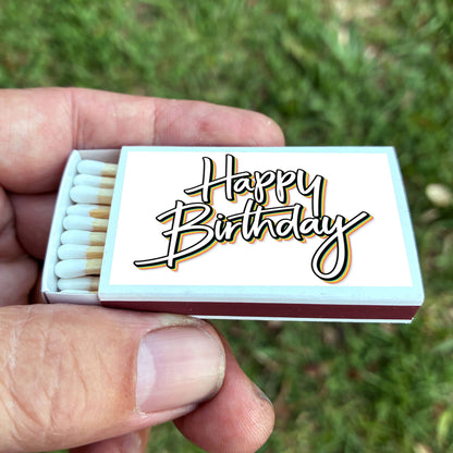 Happy Birthday Matches • Home Decor Matchbox