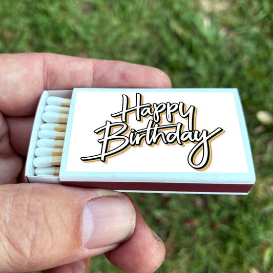 Happy Birthday Matches • Home Decor Matchbox