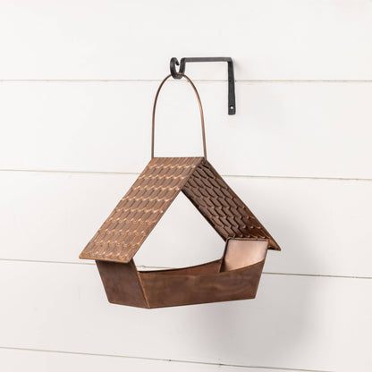 9.5" COPPER BIRDHOUSE