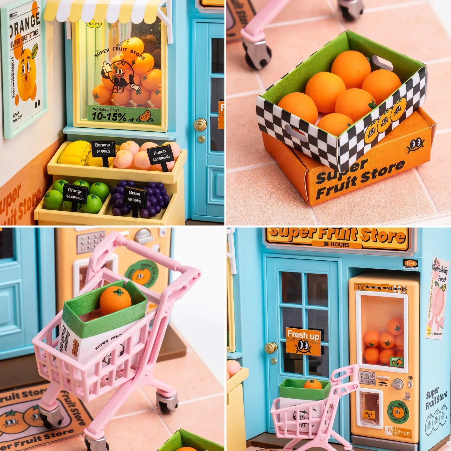 Hands Craft - DIY Miniature House Kit: Daily VC Fruit Store