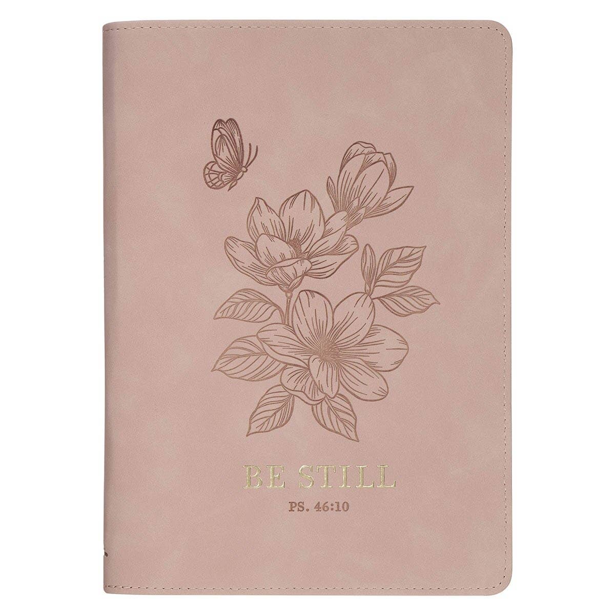 Journal Classic Zip Pink Be Still