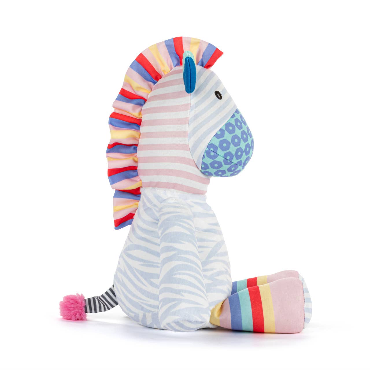 Noah's Ark Plush Zebra - 8x14in